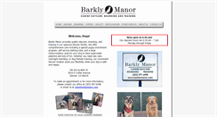 Desktop Screenshot of barklymanor.com